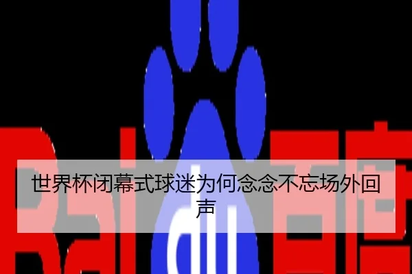世界杯闭幕式球迷为何念念不忘场外回声